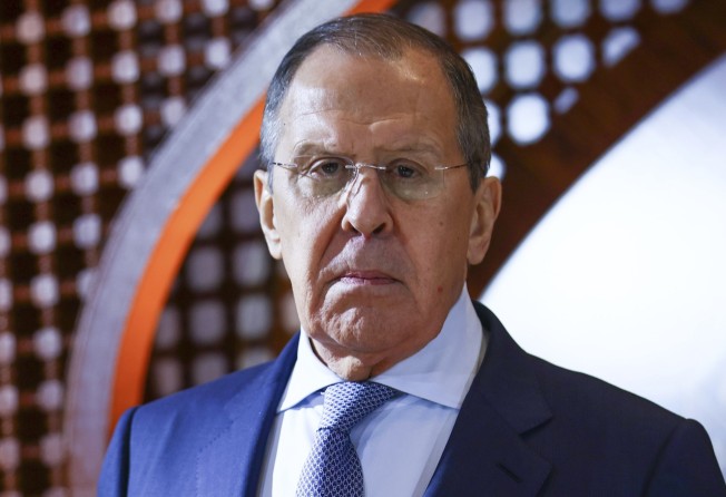 Russian Foreign Minister Sergey Lavrov attended Thursday’s BRICS meeting. Photo: AP