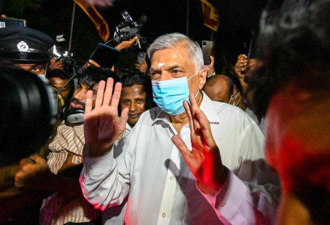 Sri Lanka’s new Prime Minister Ranil Wickremesinghe. Photo: AFP