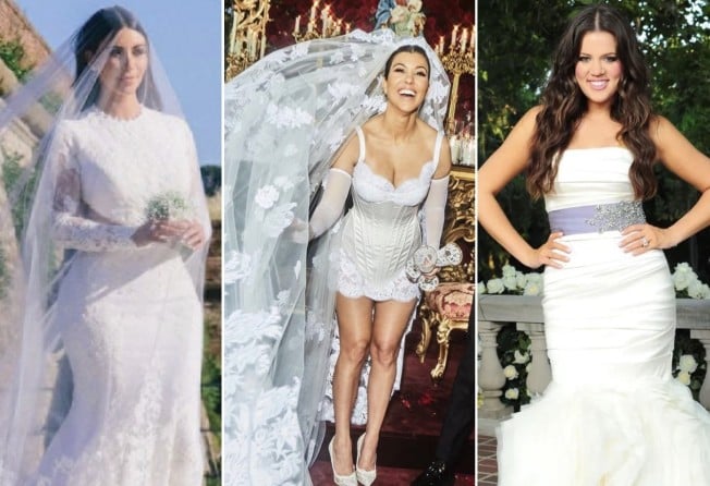 8 Kardashian wedding dresses, from Kourtney and Travis Barker's Dolce & Gabbana to Vera Wang for Kim and Khlo and don't underestimate Kylie and Kendall Jenner's bridal style | South China 8 Kardashian wedding dresses, from Kourtney and Travis Barker's Dolce & Gabbana to Vera Wang for Kim and Khlo and don't underestimate Kylie and Kendall Jenner's bridal style | South China