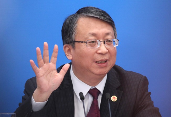 Shen Chunyao, chairman of the Legislative Affairs Commission of the NPC Standing Committee. Photo: Simon Song