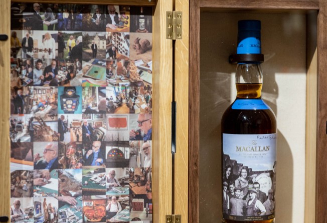 Macallan X Sir Peter Blake Anecdotes of Ages collection Down to Work 50 years old. Photo: Handout