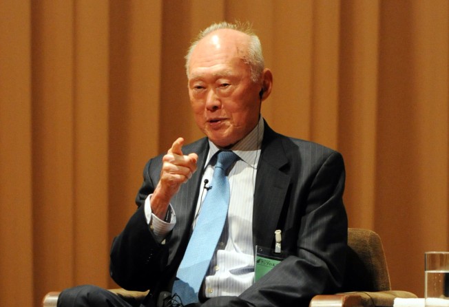 Former Singapore prime minister Lee Kuan Yew. File photo: AFP