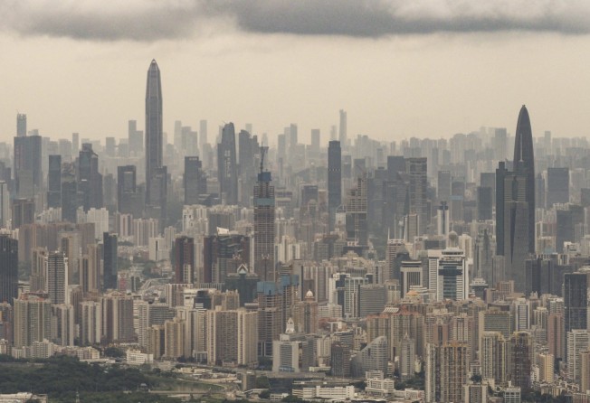 A general view of Shenzhen and the Hong Kong border, part of the Greater Bay Area. Photo: SCMP/Martin Chan