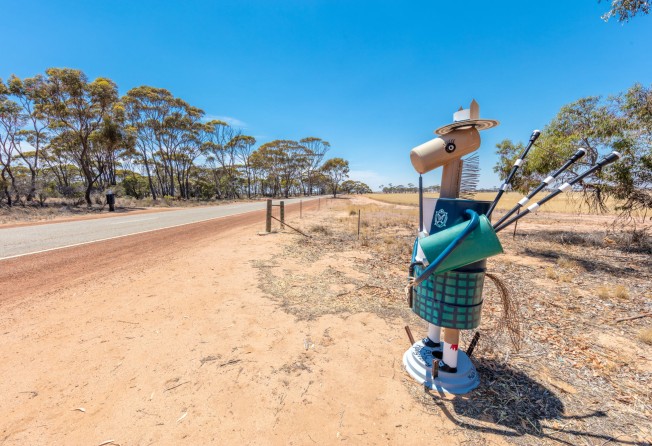 Another of the many creations on the Tin Horse Highway. Photo: Tourism WA