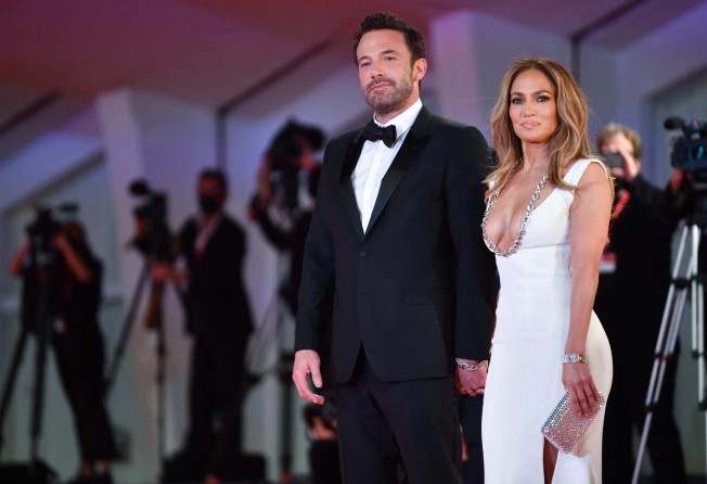 Affleck and Lopez at the Venice Film Festival in September 2021. Photo: AFP