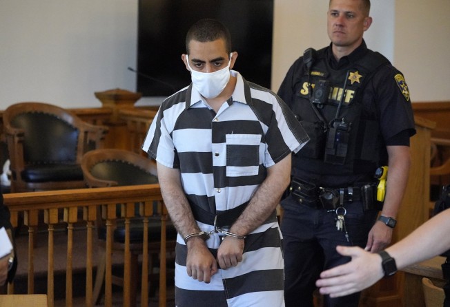 Hadi Matar, 24, has pleaded not guilty to charges stemming from the attack. Photo: AP