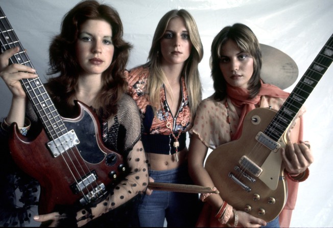 The rock band The Runaways pose for a portrait in Los Angeles in 1975. Photo: Getty Images