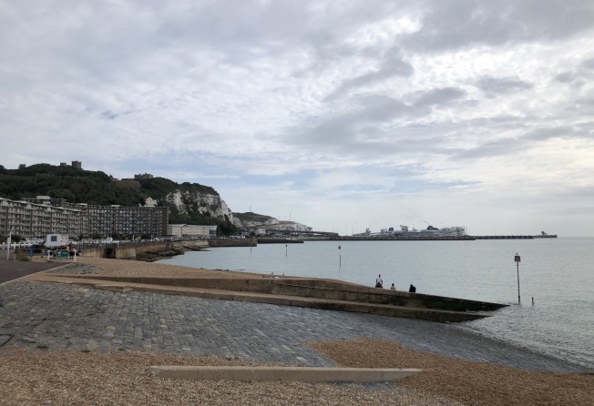 In the past several days, Yung-Hryniewiecki has been swimming at the Port of Dover in preparation for her crossing of the English Channel. Photo: Li Ling Yung-Hryniewiecki
