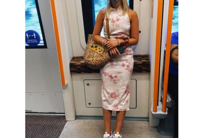 Lady Amelia lives in Notting Hill and is no stranger to using the tube to get around London. Photo: @amelwindsor/Instagram