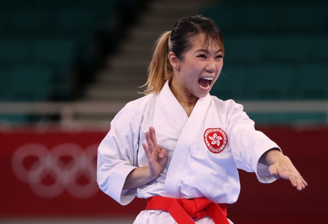 Grace Lau of Hong Kong competes at the 2020 Tokyo Olympics. Photo: Reuters