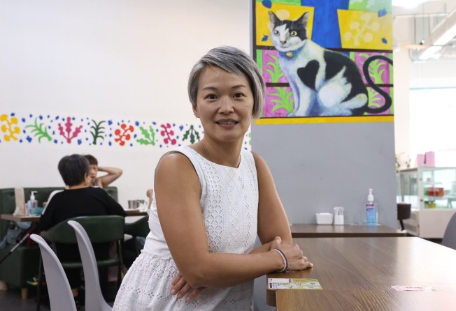 Elaine Choy at The Holy Cafe. She hopes to open a similar venture in Hong Kong. Photo: K.Y. Cheng