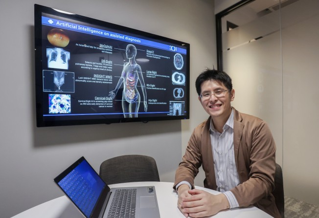 Chapman Lee says his team has been working to develop AI-based medical imaging tools. Photo: Jonathan Wong