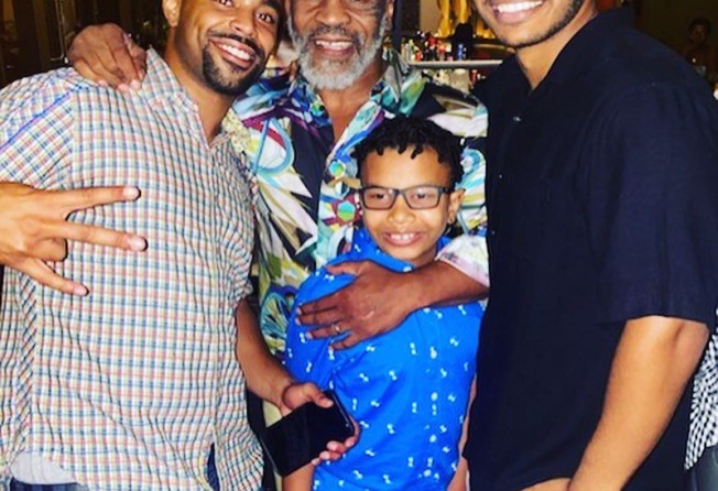 Mike Tyson’s family is a big one – and could still be growing. Photo: @amir_j_tyson/Instagram