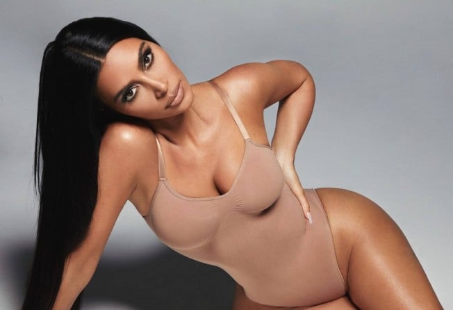 Kim Kardashian in a Skims piece. Photo: @skims/Instagram