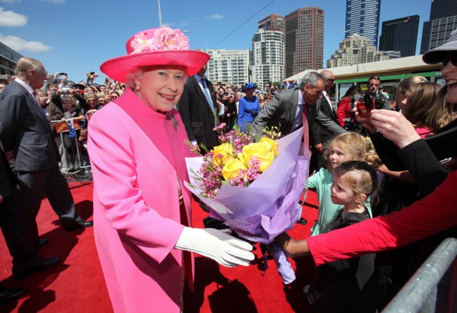 Britain’s Queen Elizabeth greets a crowd in Melbourne, Australia, in 2011. Photo: EPA-EFE
