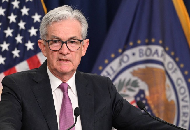 US Federal Reserve chairman Jerome Powell spoke during a news conference in Washington DC, on July 27, 2022. Photo: Agence France-Presse.