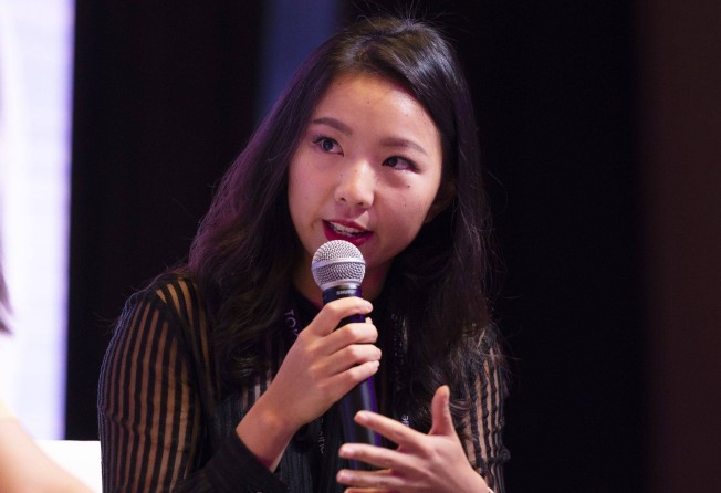 Annabelle Huang, managing partner of Amber Group, spoke during the TOKEN2049 in Singapore on Sept. 28, 2022. Photo: Bloomberg
