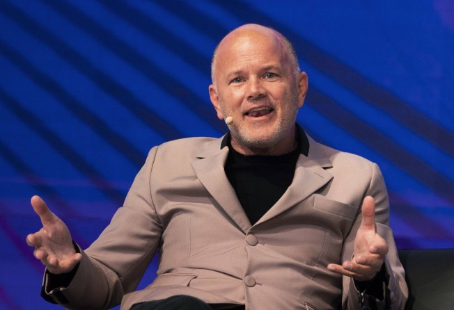 Mike Novogratz, founder and chief executive officer of Galaxy Digital, spoke during the TOKEN2049 in Singapore on Sept. 28, 2022. Photo: Bloomberg