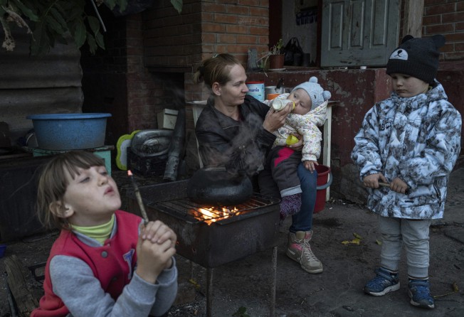 Margaryta Tkachenko, the mother of three young children, said Russian soldiers came to her home offering to take her children where “they will be able to rest”.
