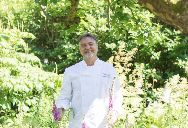 Chef Raymond Blanc at Le Manoir aux Quat’Saisons. Photo: Le Manoir aux Quat’Saisons