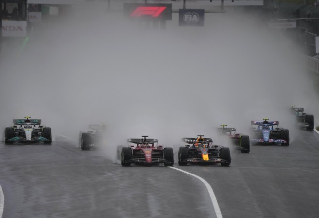 The rain-soaked Japanese Grand Prix was not short on drama. Photo: AP