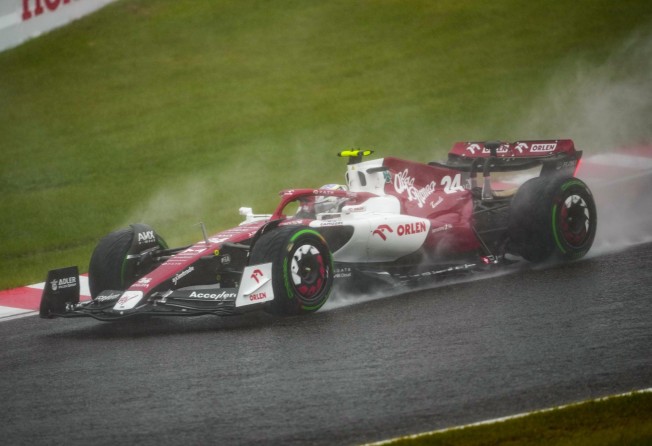 Alfa Romeo driver Zhou Guanyu was unable to secure points in Japan. Photo: Xinhua