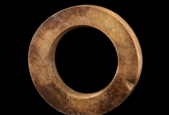 A jade bangle dating back to the Neolithic period, from Hotung’s collection, that was recently auctioned. Photo: Sotheby’s
