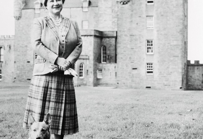 The queen mother at her castle in Caithness, Scotland. Photo: Bettman Archive