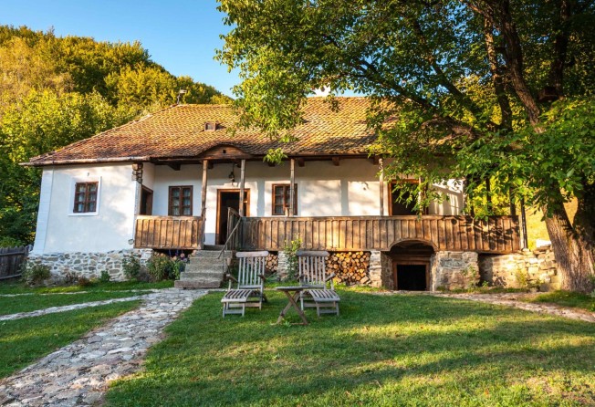 One of the royal cottages in Valea Zalanului, a hamlet in Transylvania, central Romania.