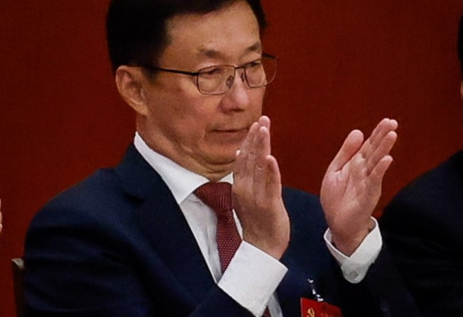 Chinese Vice-Premier Han Zheng during the closing ceremony of the 20th Party Congress on October 22, 2022. Photo: EPA-EFE