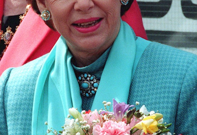 Britain’s Princess Margaret smiles as she leaves a youth centre in Manchester, in 1994. Photo: Reuters