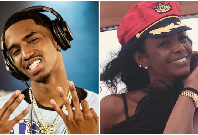 Christian Combs was born to Kim Porter (right) and is a rapper just like his dad. Photos: @ladykp, @kingcombs/ Instagram