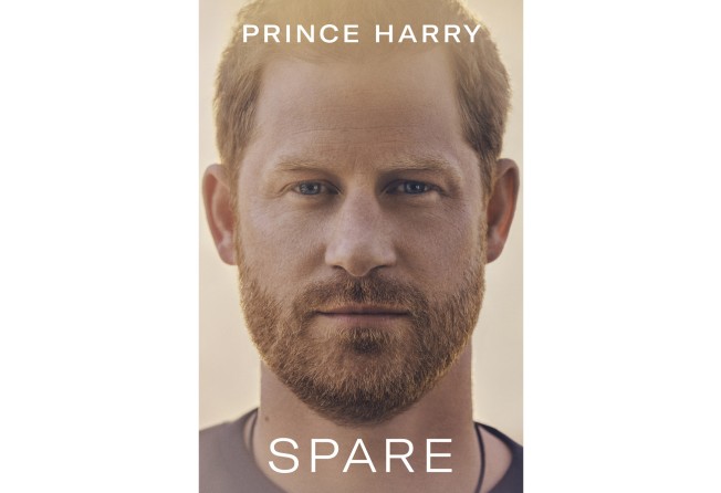 The cover of Prince Harry’s memoir, set for release on January 10, 2023. Photo: AP