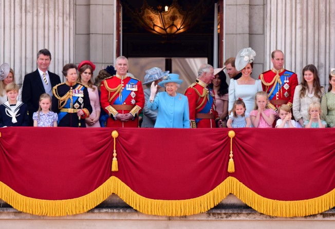 Britain’s royal family together at Buckingham Palace during the Trooping the Colour parade in 2018 in London. Photo: FilmMagic