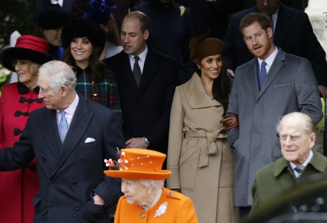 Happier times: Meghan Markle and Prince Harry have all but removed themselves from the royal family since the queen’s death. Photo: AP