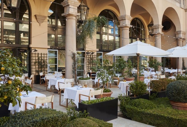 The Terrace restaurant at The Maybourne Beverly Hills