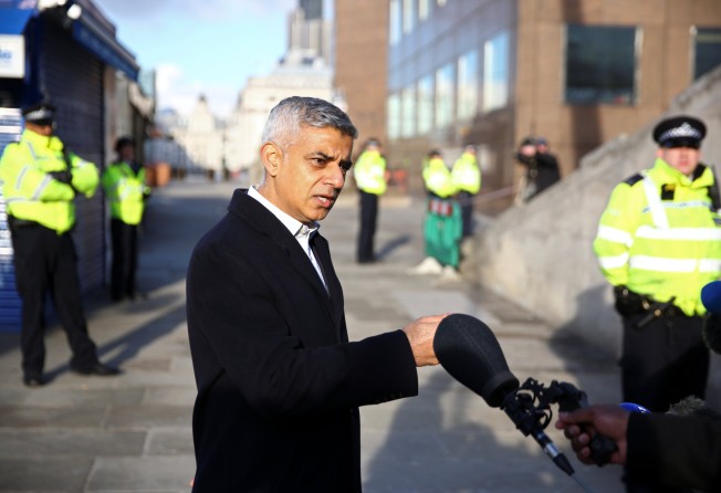 London Mayor Sadiq Khan. Photo: Reuters