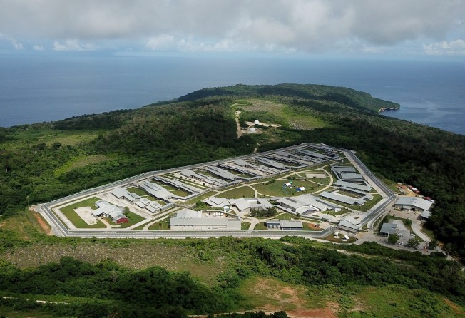 An aerial view of the Australian Immigration Detention Centre on Christmas Island. Photo: EPA-EFE