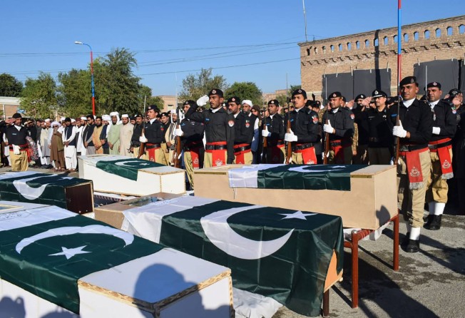 Six police officers were killed in an ambush in northwest Pakistan on November 16. The assault was claimed by the nation’s home-grown Taliban. Photo: AFP/File