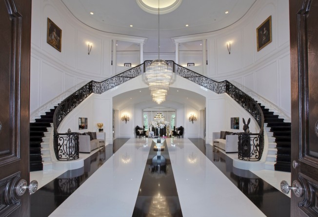 Inside The Manor, in Holmby Hills, Los Angeles. Photo: Hilton and Hyland