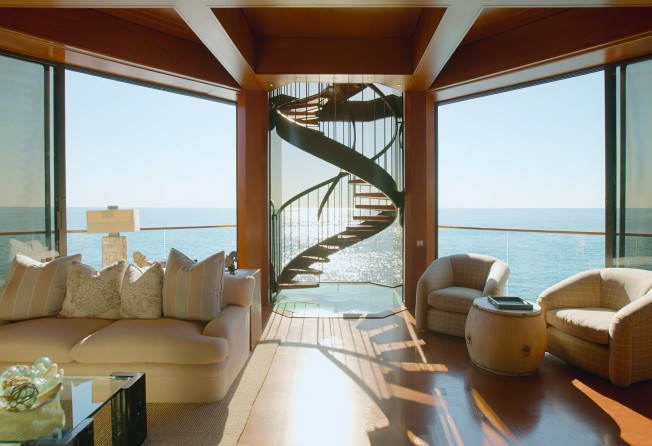 A spectacular view of the Pacific Ocean from a mansion featured on Netflix’s “Selling the OC”. Photo: Netflix