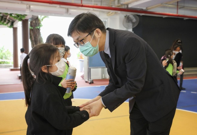 Principal Chow Kim-ho is among the school heads who applied to resume classes. Photo: Elson Li