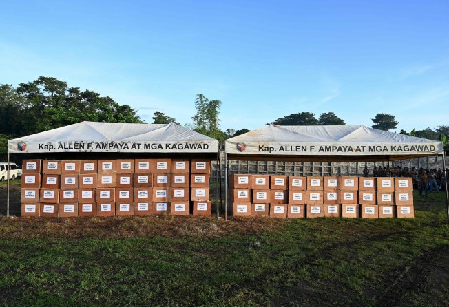 Coffins with the unclaimed bodies of 70 prisoners before a mass burial at New Bilibid Prison Cemetery in Muntinlupa, metro Manila. Photo: AFP