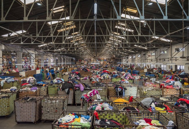 The interior of one of Canam’s sorting facilities. Photo: Prashanth Vishwanathan / Bloomberg