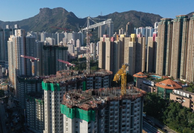 A construction site for public housing in Diamond Hill. Photo: Dickson Lee