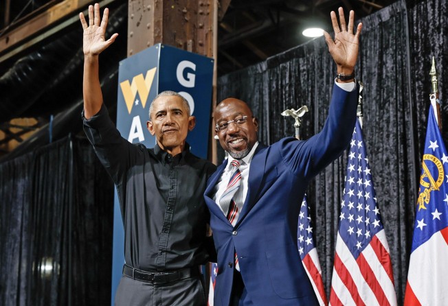 Warnock decided to campaign with former President Barack Obama instead of Joe Biden in the days before the run-off election. Photo: The Atlanta Journal-Constitution/TNS