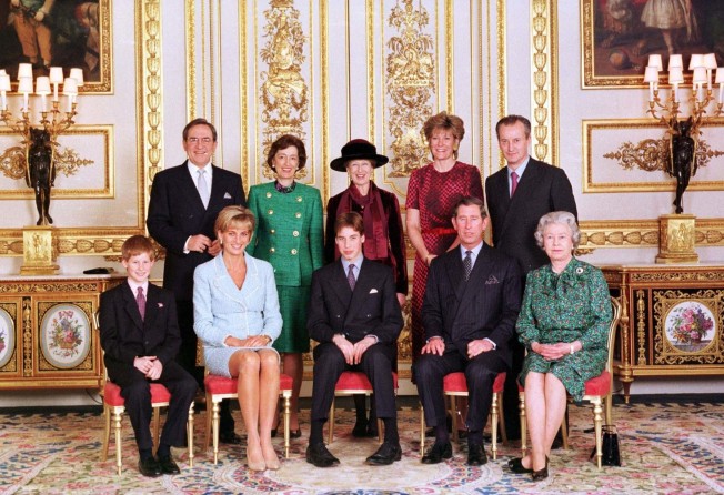 The royal family at Windsor Castle, on the day of Prince William’s confirmation in 1997. Photo: AP