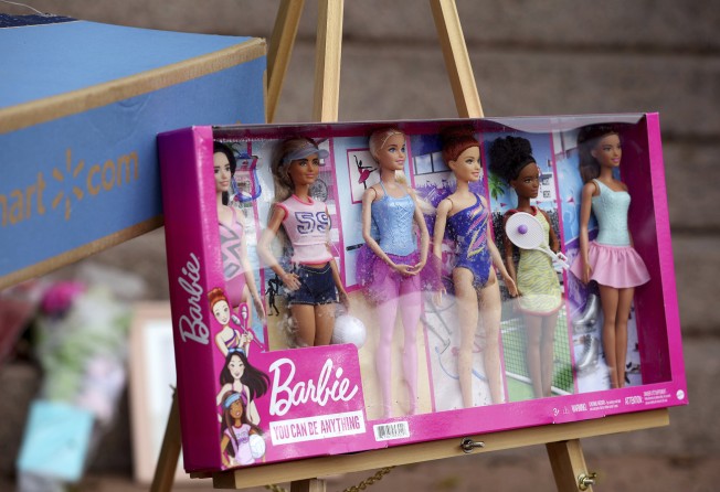 Athena Strand’s mother Maitlyn Gandy says this box of Barbie toys, a Christmas present for her daughter, was delivered on the day she went missing. Photo: Star-Telegram via AP