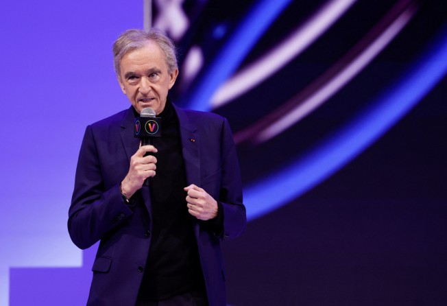 Bernard Arnault, chairman of LVMH Moët Hennessy Louis Vuitton, attends the LVMH Innovation Award ceremony at the Viva Technology conference dedicated to innovation and start-ups at the Porte de Versailles exhibition centre in Paris, France, on June 16. Photo: Reuters