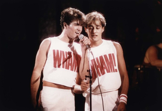 Wham!’s George Michael and Andrew Ridgeley. Photo: Getty Images
